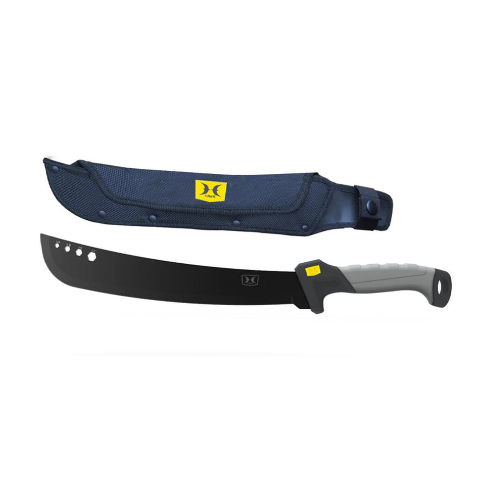 Hawk Machete with 15" Black Blade and Included Nylon Sheath