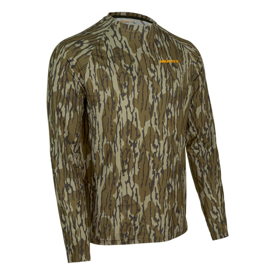 Muddy TRX Long Sleeve Base Layer Crew Shirt Mossy Oak Bottomland Large