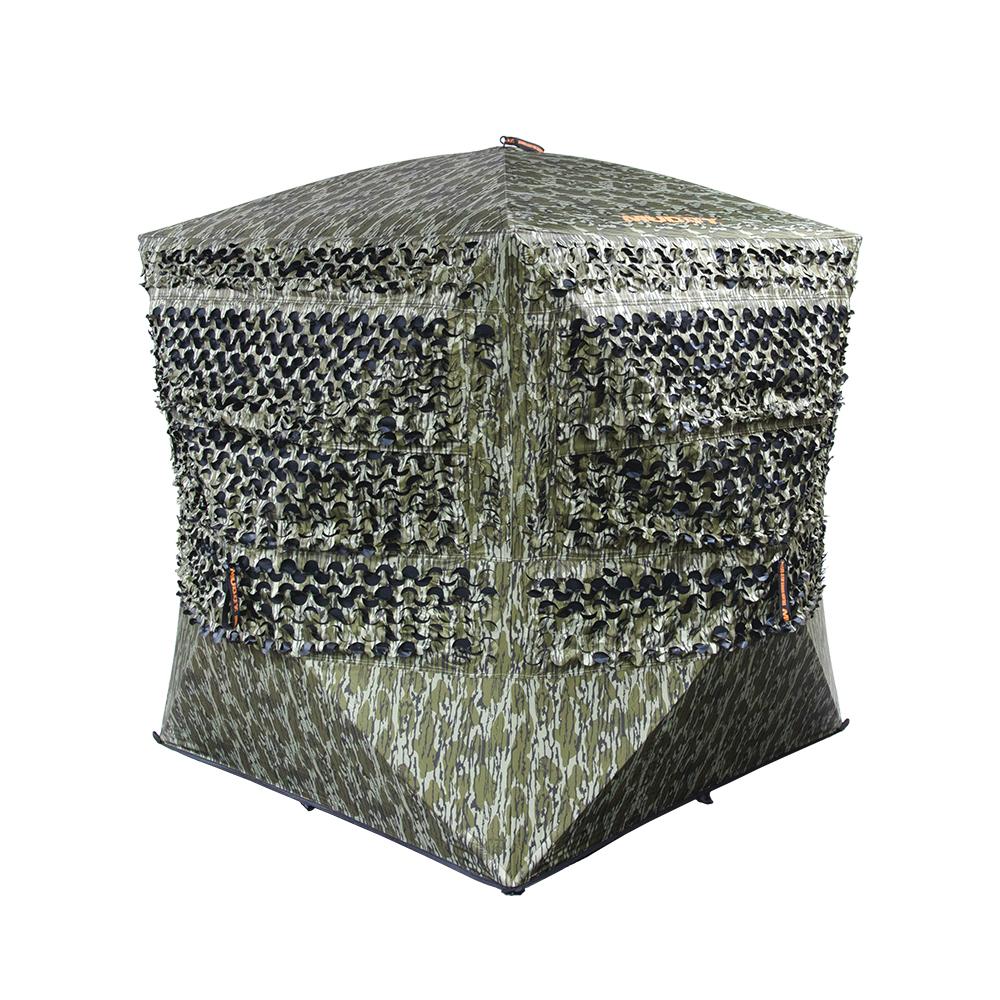 Muddy Carnage Die-Cut Blind Mossy Oak Bottomland Evo Mesh Curtains