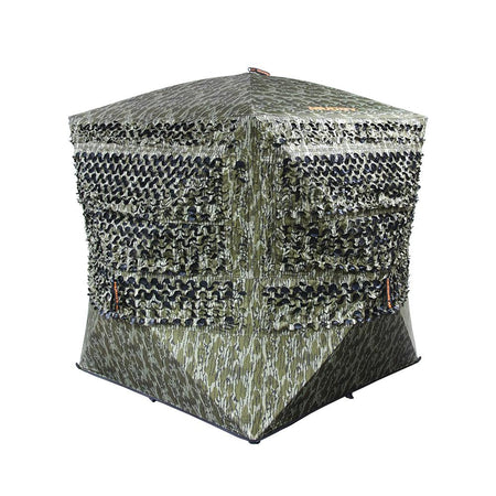 Muddy Carnage Die-Cut Blind Mossy Oak Bottomland Evo Mesh Curtains