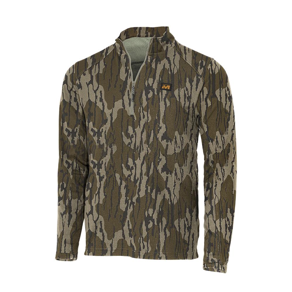 Muddy DV8 Quest Midweight 1/4-Zip Pullover Sweatshirt Mossy Oak Bottomland S