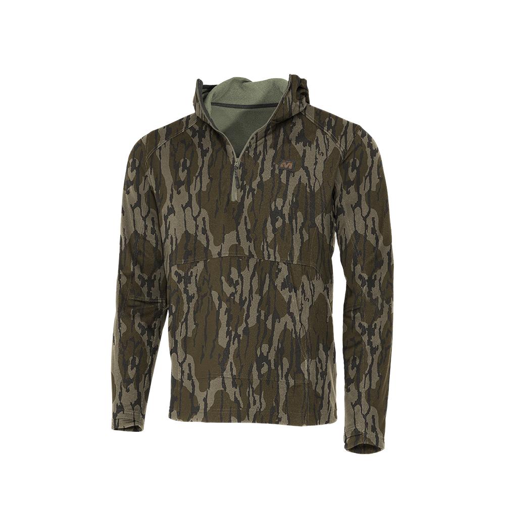Muddy DV8 Quest Midweight Zip Hoodie Mossy Oak Bottomland Men's Medium