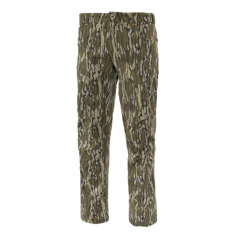 Muddy DV8 Camo Hunting Pants Mossy Oak Bottomland 34R - Lightweight Ripstop