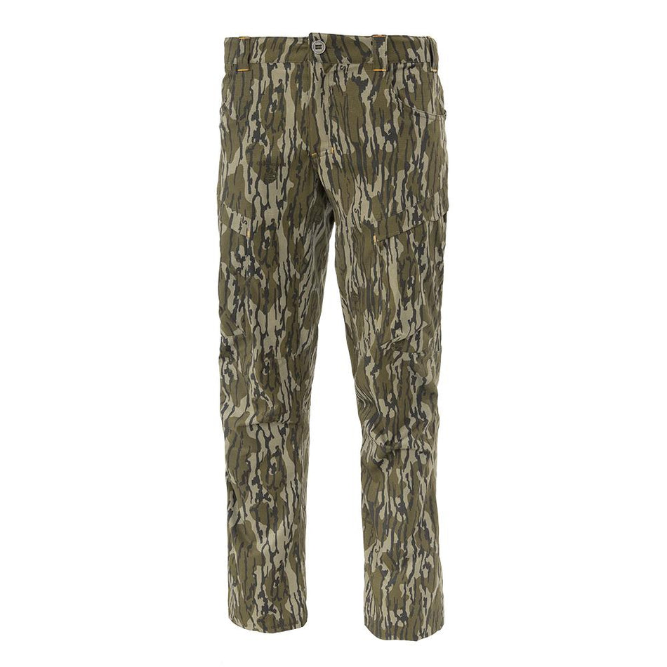 Muddy DV8 Camo Hunting Pants Mossy Oak Bottomland 34R - Lightweight Ripstop