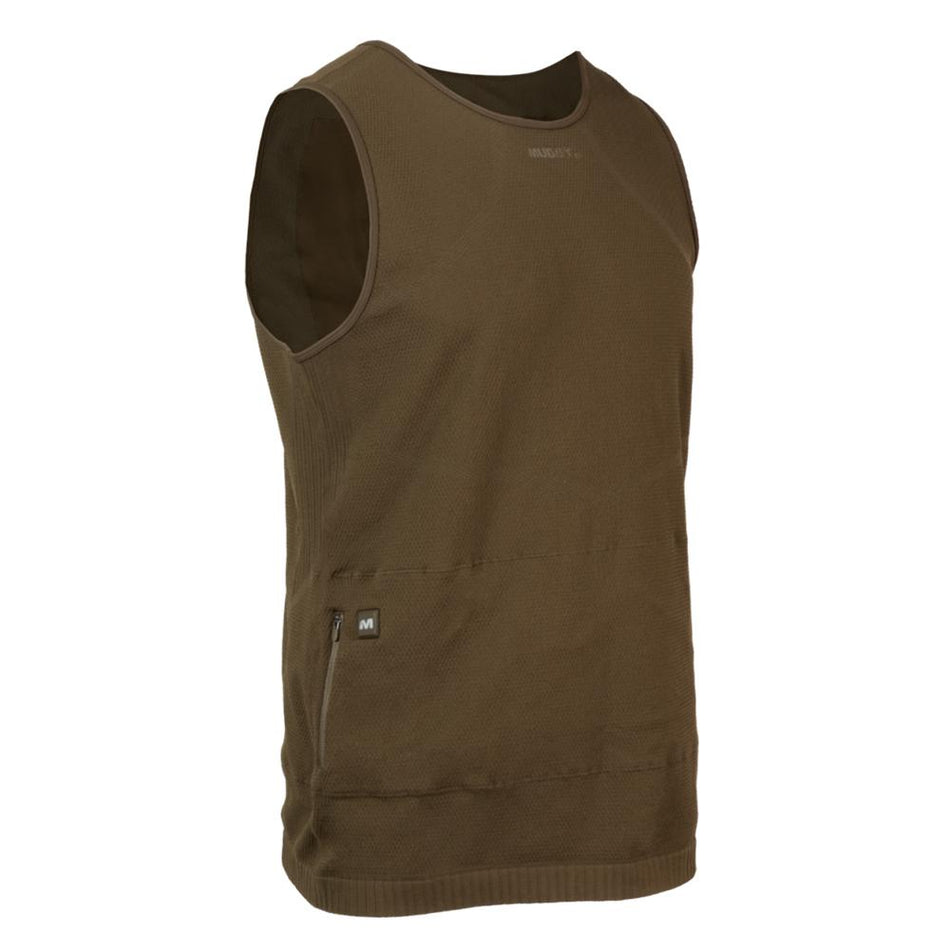 Muddy Nucleus Heated Whitetail Hunting Vest Brown Clay Extra Large