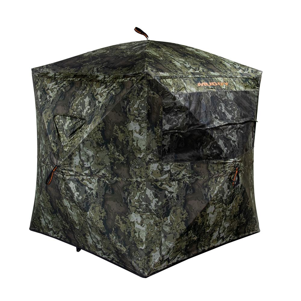 Muddy Infinity Evo Hunting Ground Blind Veil Canyon Grey Pattern