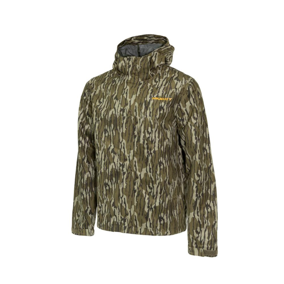 Muddy TRX 10k Waterproof Lightweight Rain Jacket Mossy Oak Bottomland 2XL
