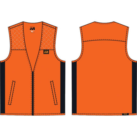 Muddy DV8 Lightweight Blaze Orange Hunt Vest Large