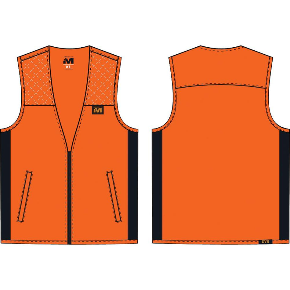 Muddy DV8 Hunting Vest Blaze Orange XL Lightweight Breathable