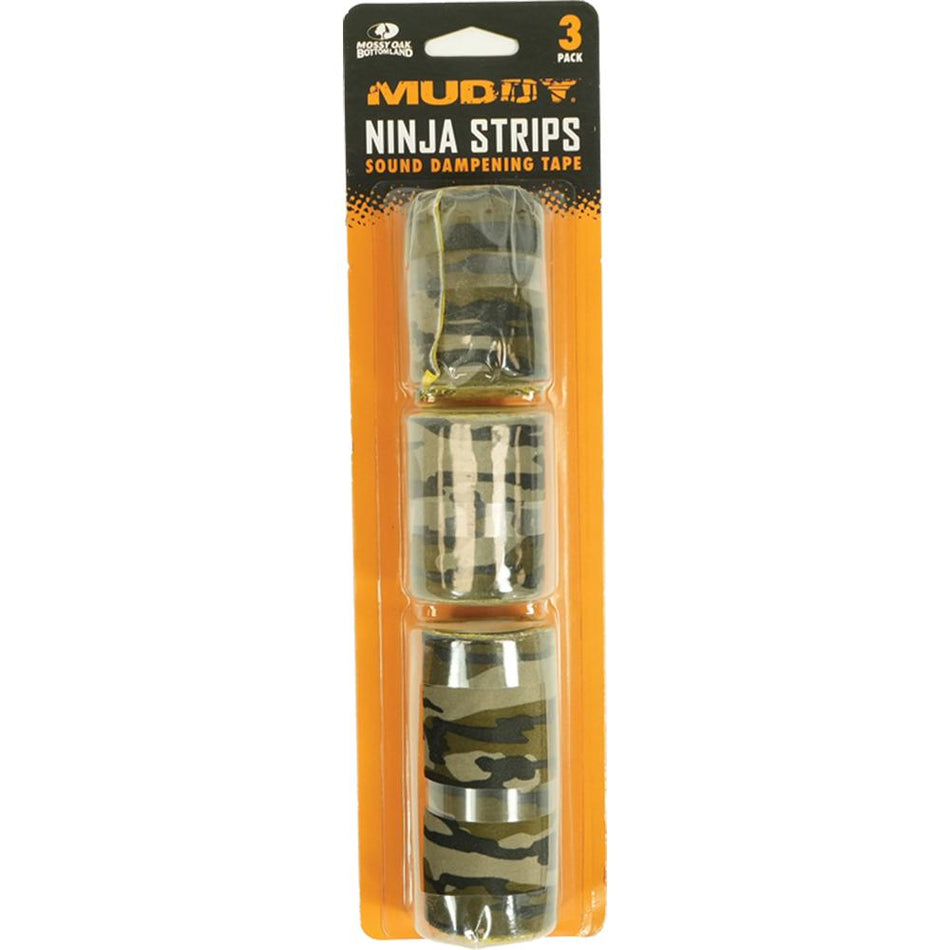 Muddy Ninja Strips Metal-on-Metal Noise Eliminator Combo Pack Mossy Oak Bottomland