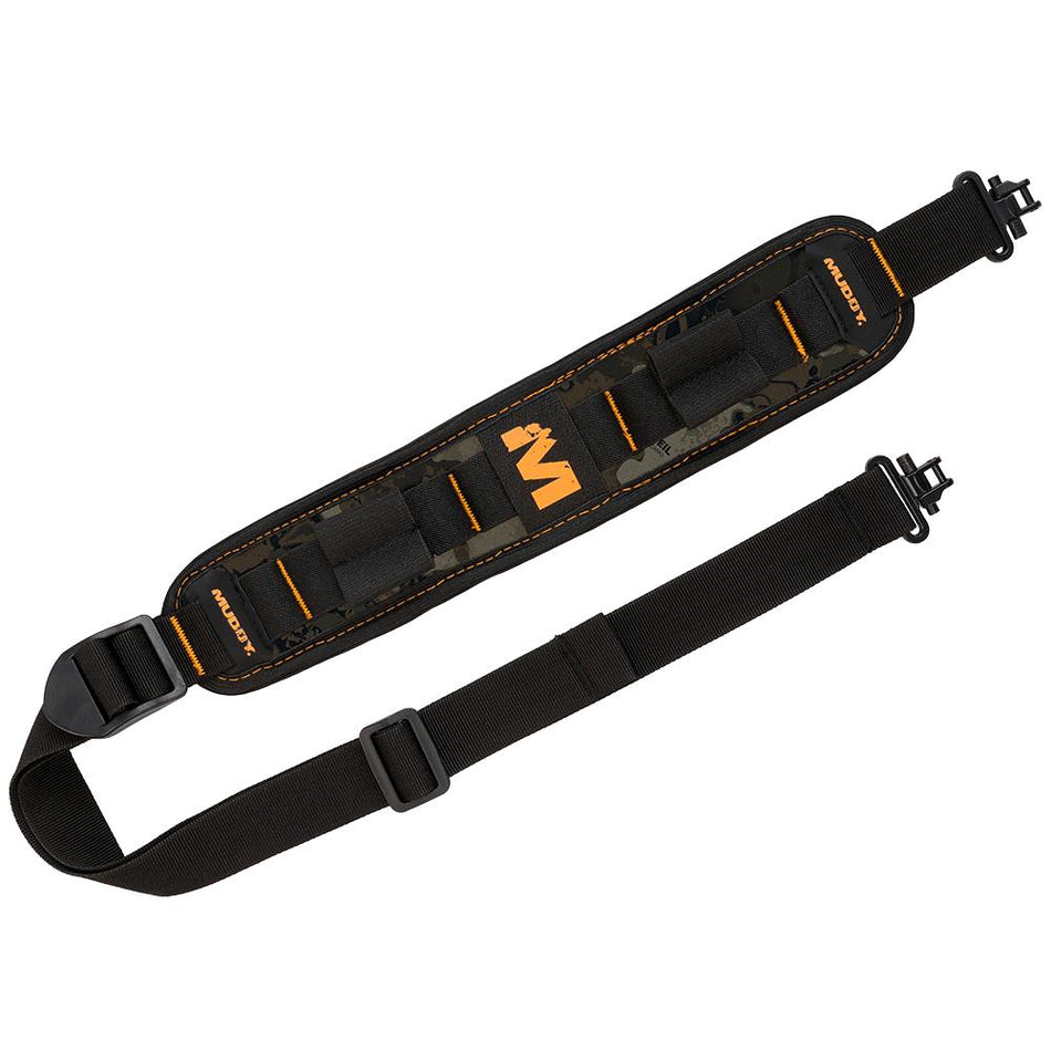 Muddy Summit Ridge Closed-Cell Neoprene Rifle Sling QD Swivels Canyon Grey