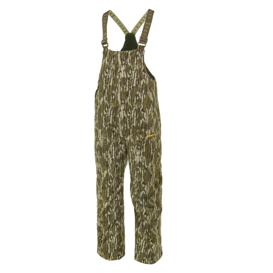 Muddy Timber Recon Extreme Waterproof Sherpa Bib Overalls Mossy Oak Bottomland S