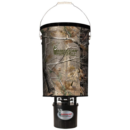 GSM 50-Pound Camo Hanging Feeder with E-Kit Included