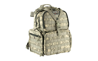 GPS Tactical Range Backpack, Fall Digital Camo, Three Internal Handgun Cases, MOLLE GPS-T1612BPDC