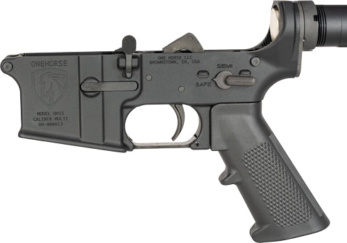 ONE HORSE AR15 COMPLETE LOWER RECEIVER ALUMINUM BLACK