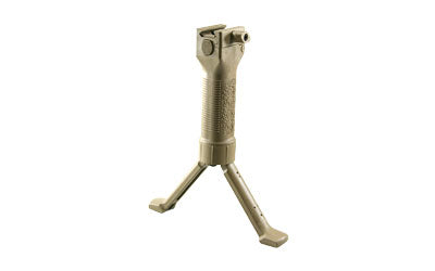Grip Pod GPSV2T Tan Bipod Foregrip, Steel Reinforced Legs, Picatinny Mount
