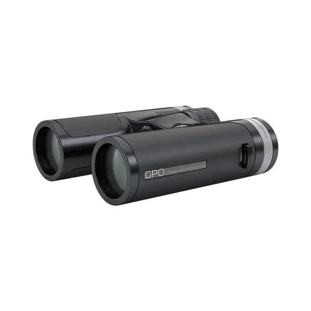 GPO Passion SD 10x34mm Binoculars SD Glass Magnesium Frame Rubber Armor Black Silver