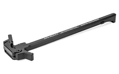 Griffin Armament Gen 2 SN-ACH 10 Charging Handle SNACH10R3, AR-10 Compatible, Ambidextrous, Forward-Facing Gas Vent, Anodized Black