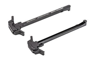 Griffin Armament SN-ACH 15 Gen 2 Ambi Charging Handle for AR-15, Forward-Facing Gas Redirect, Black Anodized
