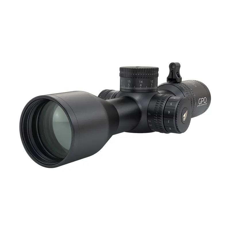 GPO Centuri Super Compact 4-16x44i FFP Riflescope with MIL Reticle and Illumination, 30mm