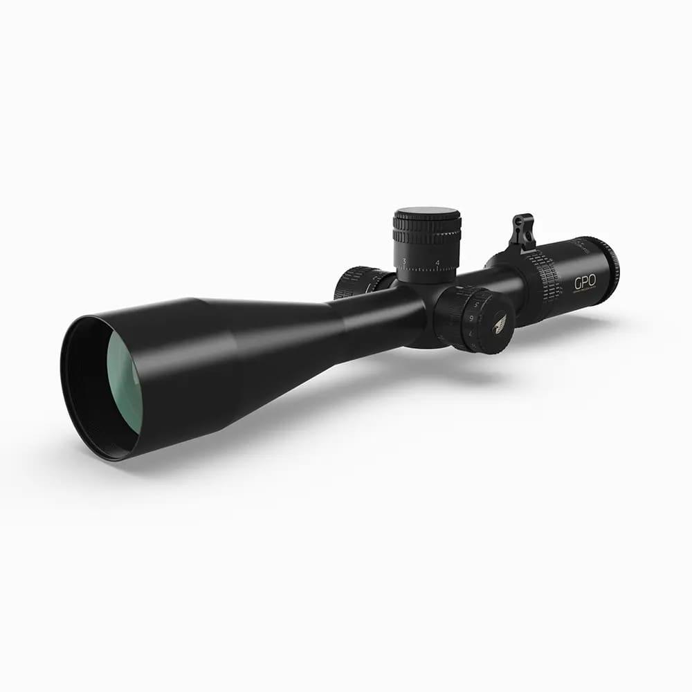 GPO GPOTAC Tactical 4.5-27x50mm 34mm FFP Illuminated LRi Pro Reticle Rifle Scope Black