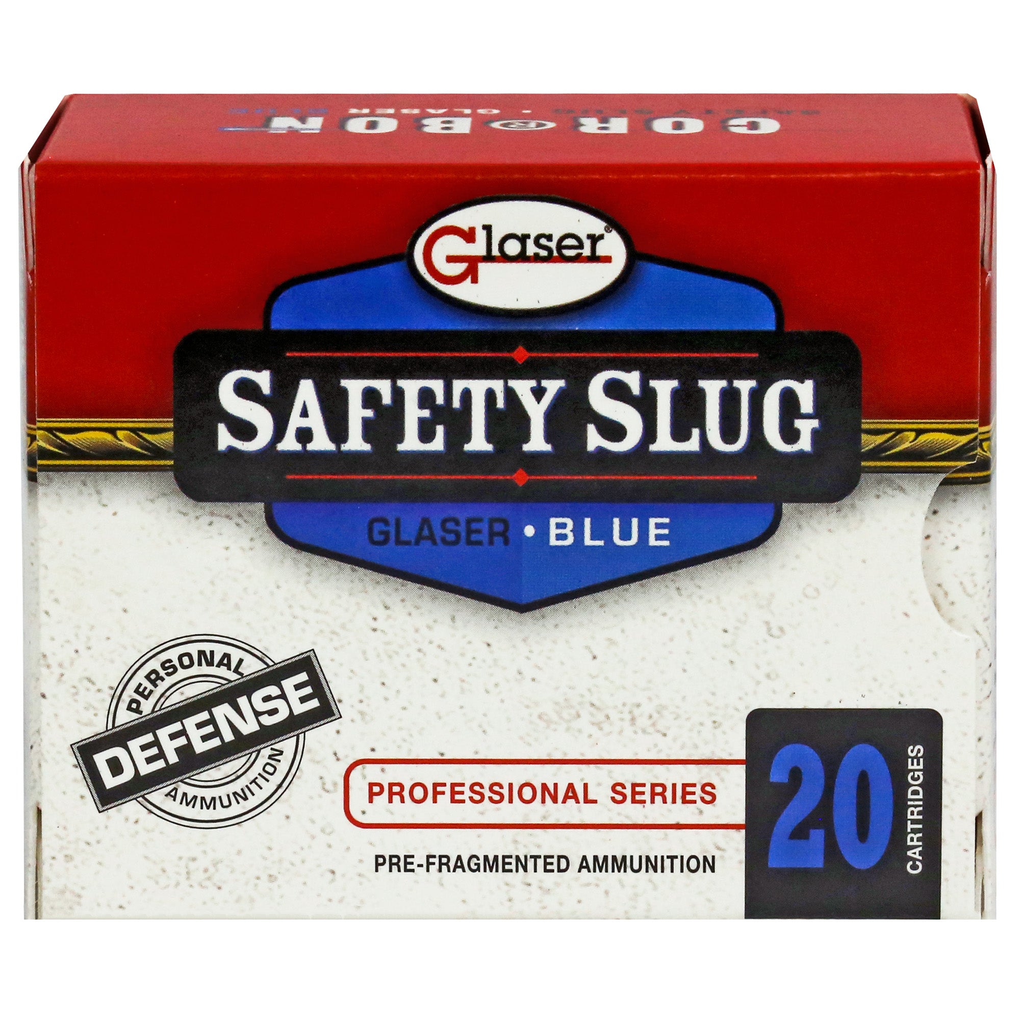 Glaser Blue .380 ACP/Auto 70 grain Pre-Fragmented ammunition