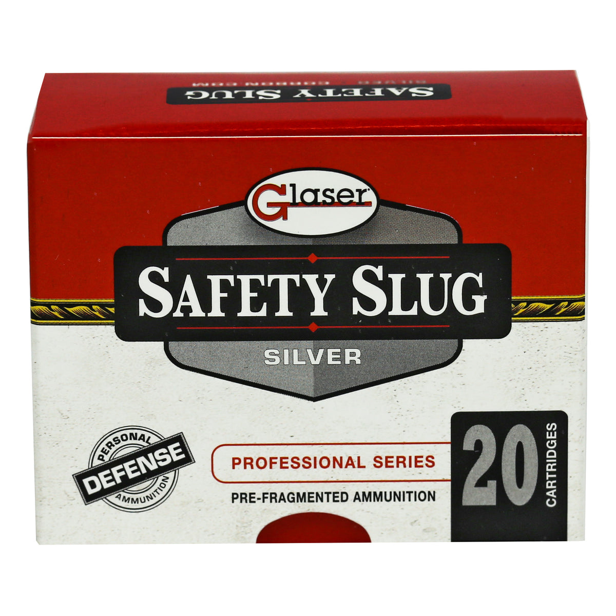 Glaser Silver .380 ACP/Auto 70 grain Pre-Fragmented ammunition