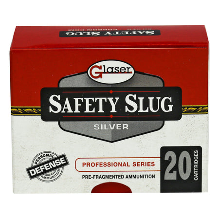 Glaser Silver .380 ACP/Auto 70 grain Pre-Fragmented ammunition