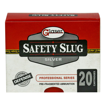 Glaser Silver +P 9mm Luger / Parabellum 80 grain Pre-Fragmented ammunition