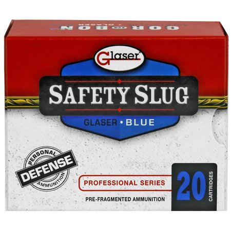 Glaser Blue +P .38 Special 80 grain Pre-Fragmented ammunition