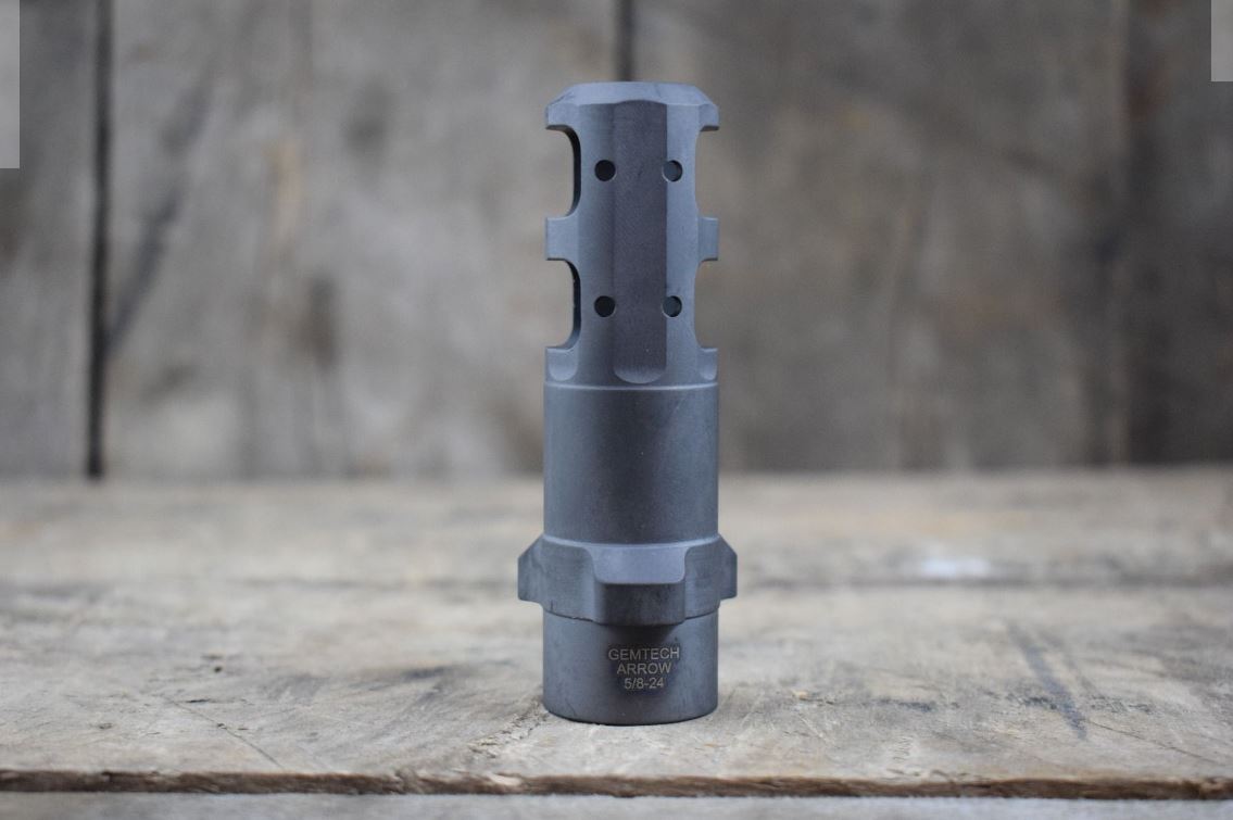 5/8-24 Tri-Lock Muzzle Brake 338 Lapua 12143