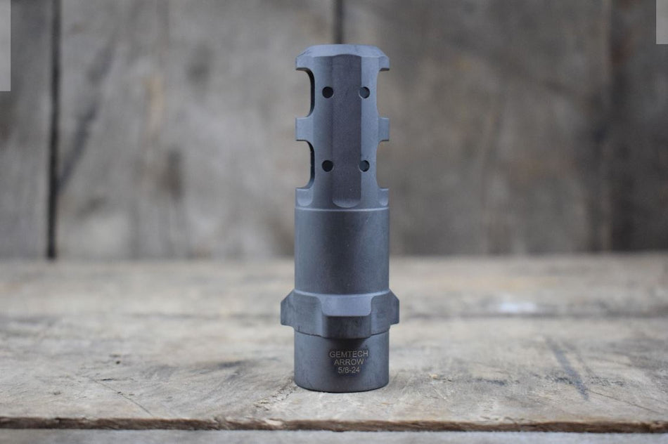 5/8-24 Tri-Lock Muzzle Brake 338 Lapua 12143