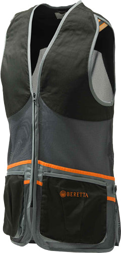 Beretta Full Mesh Vest for Men Large Black Grey Color