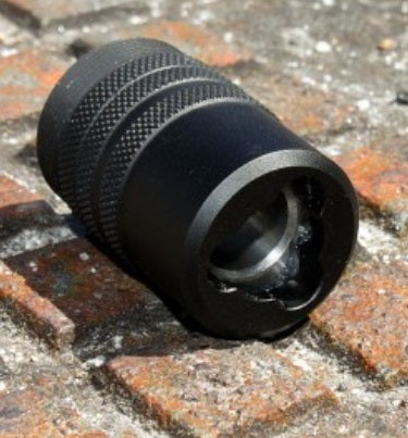 Gemtech 3-Lug Female QD Mount, GM-9/MM9 Suppressor, 9mm, For MP5 Barrels, Black 12180