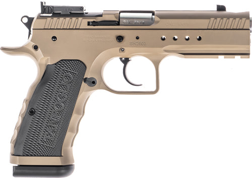 TANFOGLIO HEXAGON TACTICAL 9MM 4.45" 17RND STEEL/ALUM GRIPS