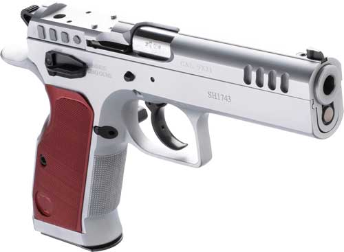 TANFOGLIO STOCK II OR 9MM 4.45" 17RND CHROME/CHROME