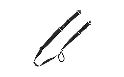 GrovTec Sabre Quick Slide 2-Point Sling, Matte Finish, Black, Push Button Swivels GTSL134
