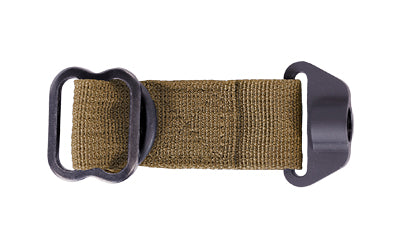 GrovTec GTSL357 Coyote Brown Buttstock Sling Tail, Steel Keeper Lock, QD Sling Compatible