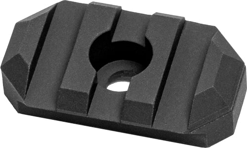 GrovTec M-LOK Picatinny Rail Section 3 Slot 1.3" Black Aluminum
