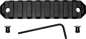 GrovTec KeyMod Picatinny Rail Section 9 Slot 3.8" Black Aluminum