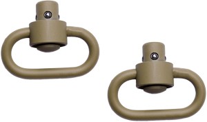 GrovTec Push Button Swivels HD Cerakote Desert Sand 1.25 Inch 2-Pack