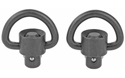 GrovTec Push Button Swivel Set with Recessed Plunger, Non-Reflective Manganese Phosphate GTSW264