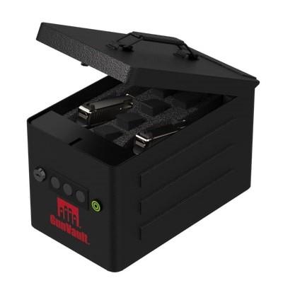 GunVault Range Vault 2-Handgun Portable Combination Box Safe with Security Cable