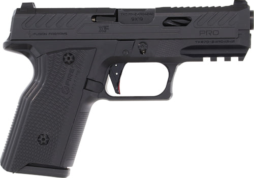 FUSION XF PRO 9MM 4" 10RD BLACK OPTIC READY/GLOCK MAGS