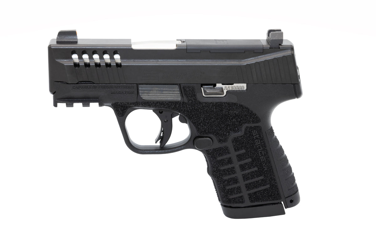 Savage Arms 67063 Stance XR 9mm 13+1 3.20" Natural Black Nitride Ported Stainless Steel Slide Black Glass Filled Nylon Grip Ambidextrous