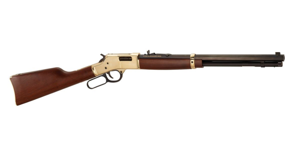 Henry H006M41 Big Boy Classic Full Size 41 Rem Mag 10+1 20" Blued Octagon Barrel, Polished Brass Receiver, American Walnut Stock Right Hand