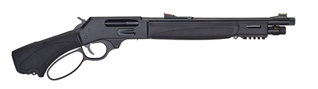 Henry H010GBLX4570 Bear's Leg 45-70 Gov 3+1 13.80" Blued Threaded Barrel, Blue Steel Drilled & Tapped Receiver, Black Synthetic Fixed w/Pistol Grip Stock
