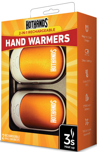 HotHands Rechargeable Hand Warmers 2 Count 10-Hour Runtime