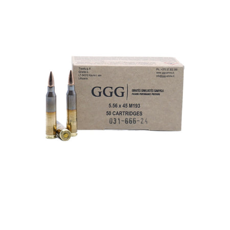 GGG 5.56x45 M193 55 Grain Full Metal Jacket(FMJ)