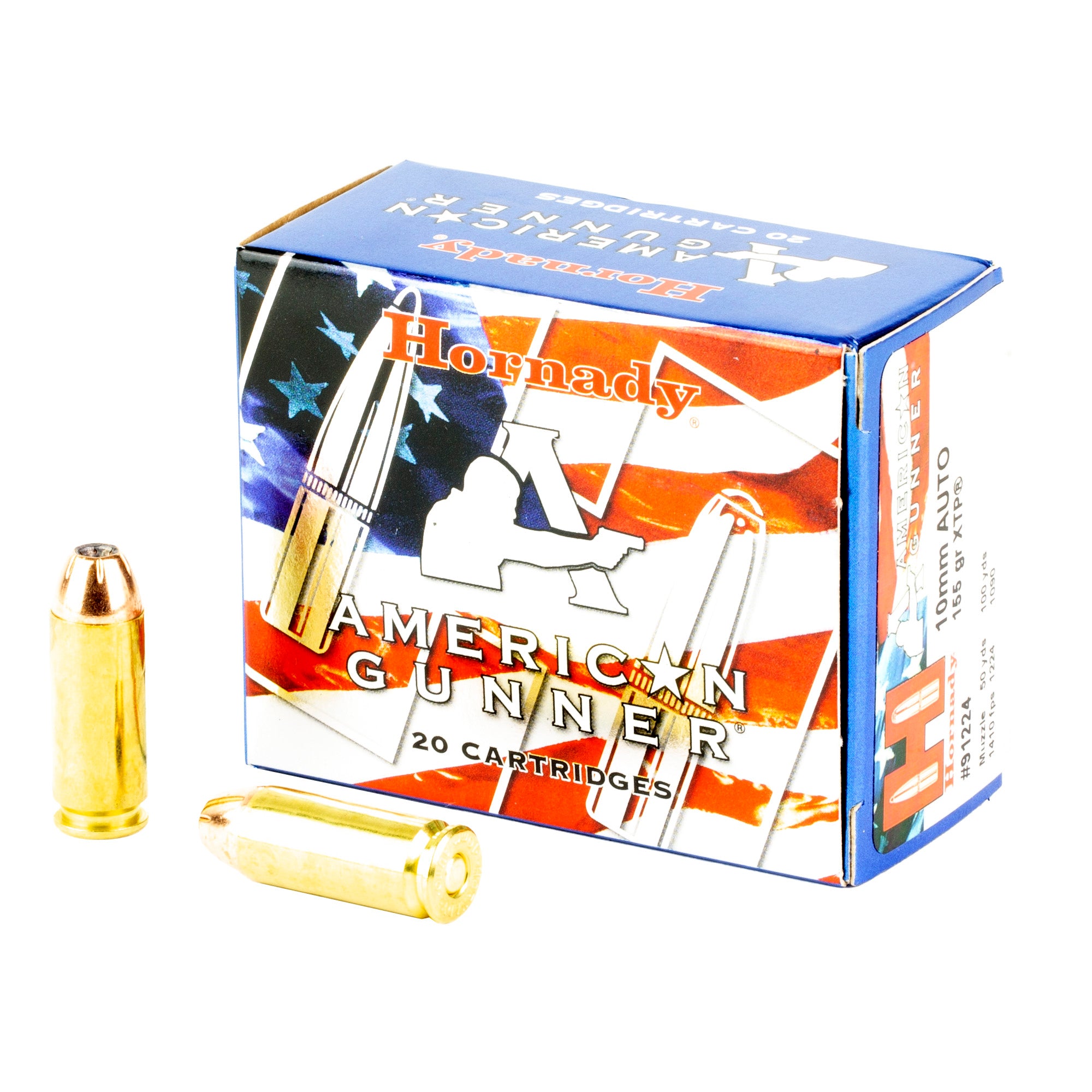 Hornady American Gunner Hornady XTP Hollow Point 155 Grain 10mm Auto 1410 fps